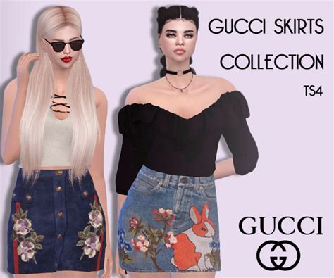 gucci pink skirt|Gucci skirt sims 4.